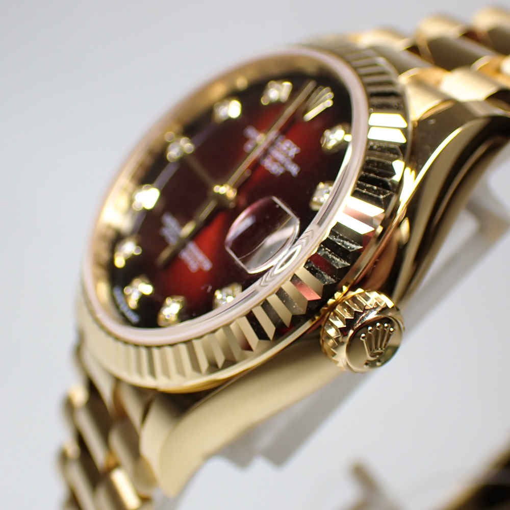 Datejust Yellow Gold Red Ombré Dial 31mm Product Image 2