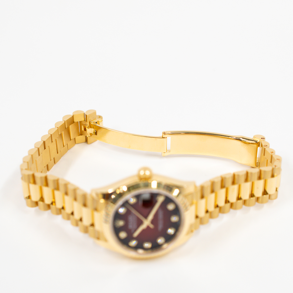 Datejust Yellow Gold Red Ombré Dial 31mm Product Image 5