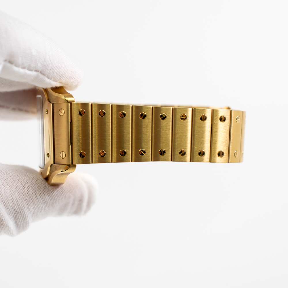 Santos de Cartier Yellow Gold White Dial 39mm Product Image 8