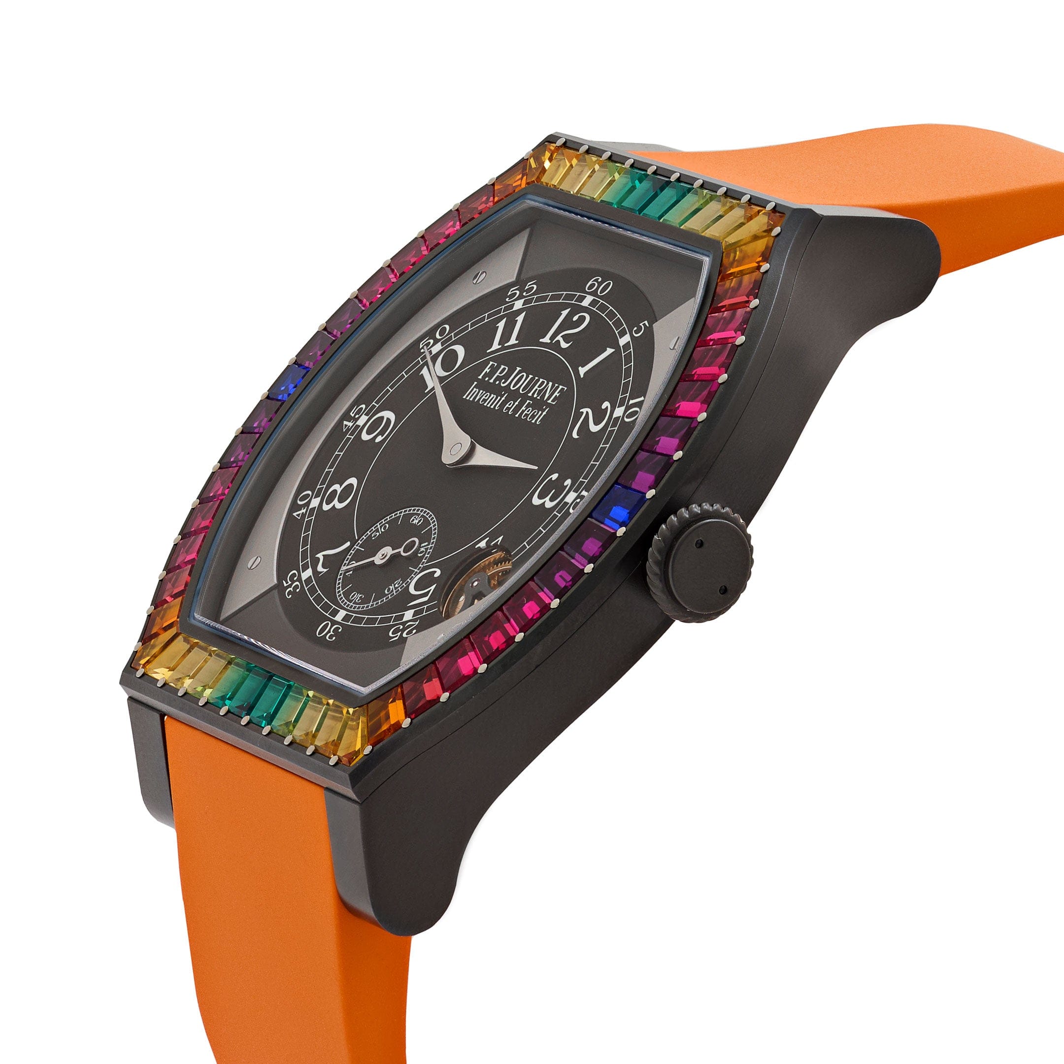 Élégante "Gino's Dream" Titanium Rainbow Black DIal 48mm Product Image 3