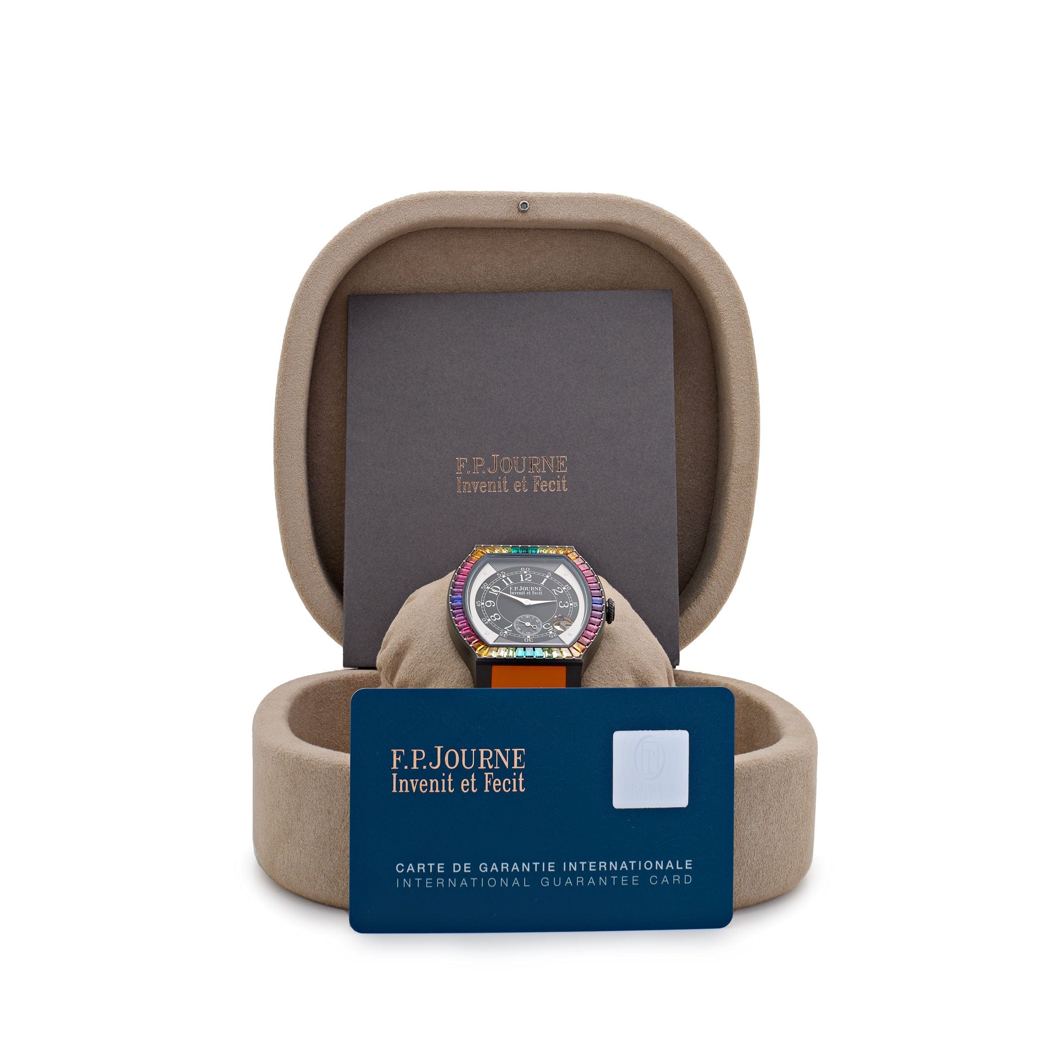 Élégante "Gino's Dream" Titanium Rainbow Black DIal 48mm Product Image 6