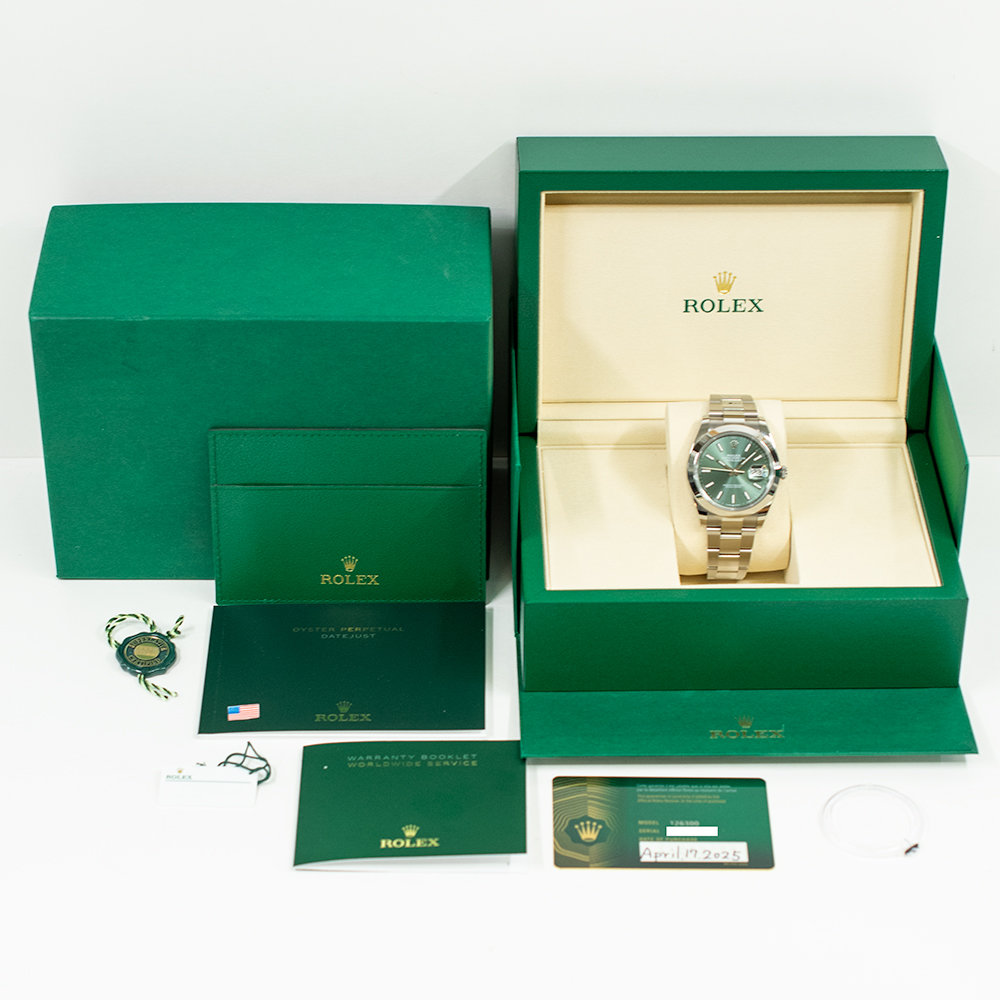 Datejust Steel Green Dial 41mm Product Image 9