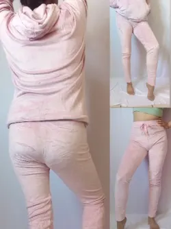 Pants de viscoza con sudadera