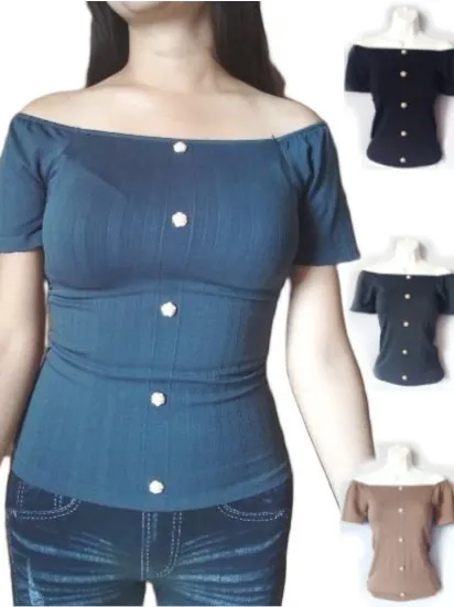 Blusa de manga corta