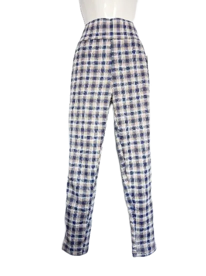 Pantalón a cuadros con bolsas