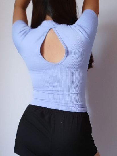Blusa acanalada casual