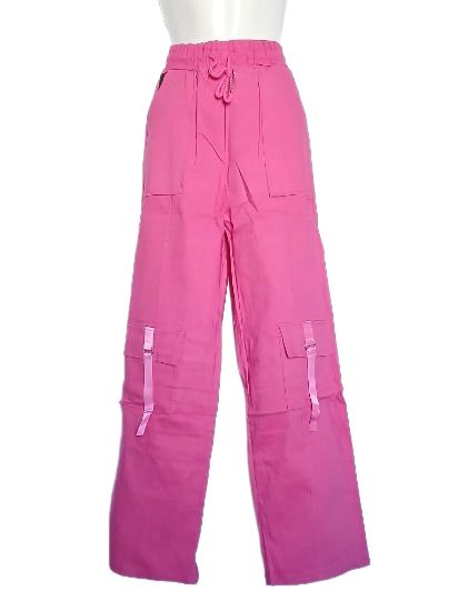 Pantalón cargo gabardina