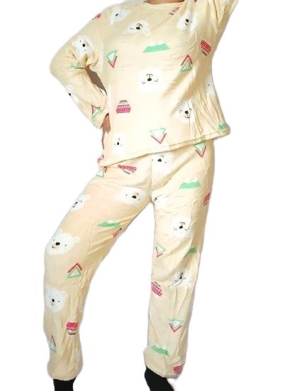 Pijama afelpada blusa y pantalón