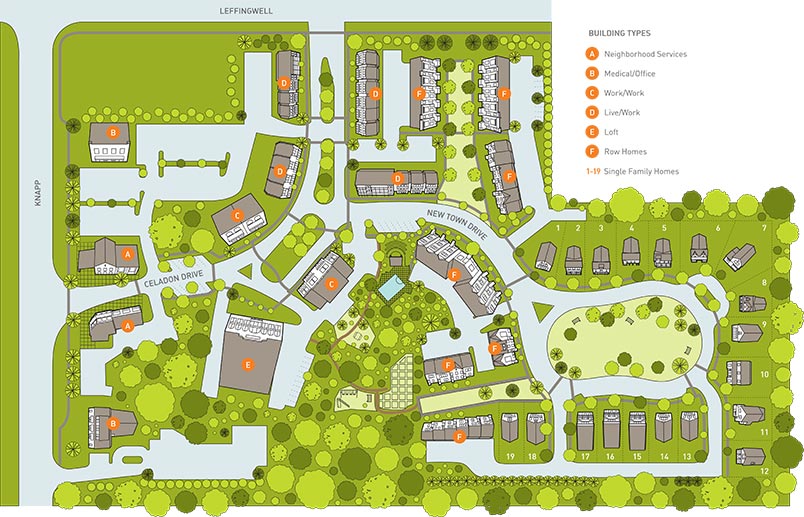 Celadon Site Plan Homes For Sale