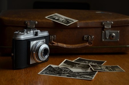 Maleta de fotos.