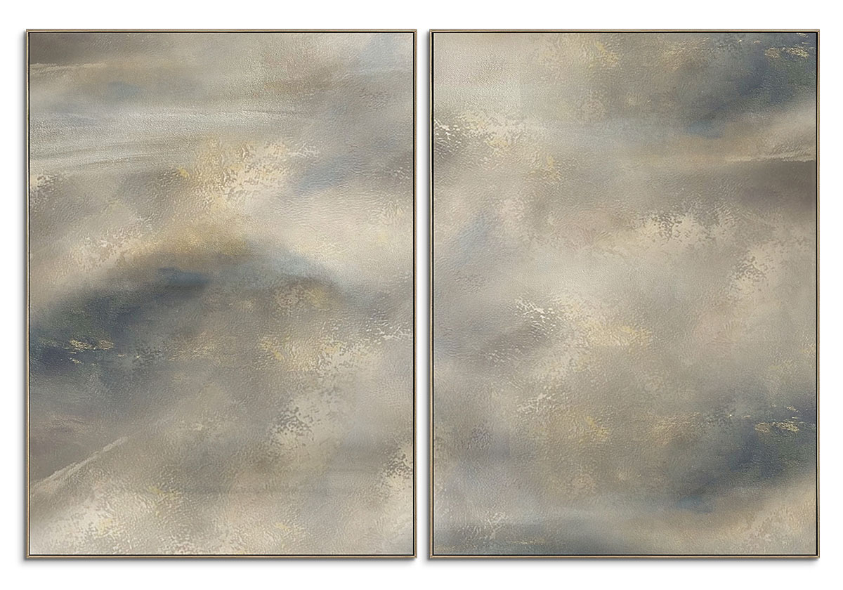 Heaven Breaking - Diptych by 