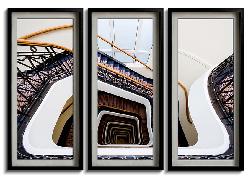 The Snail stairwell - Triptych  by 