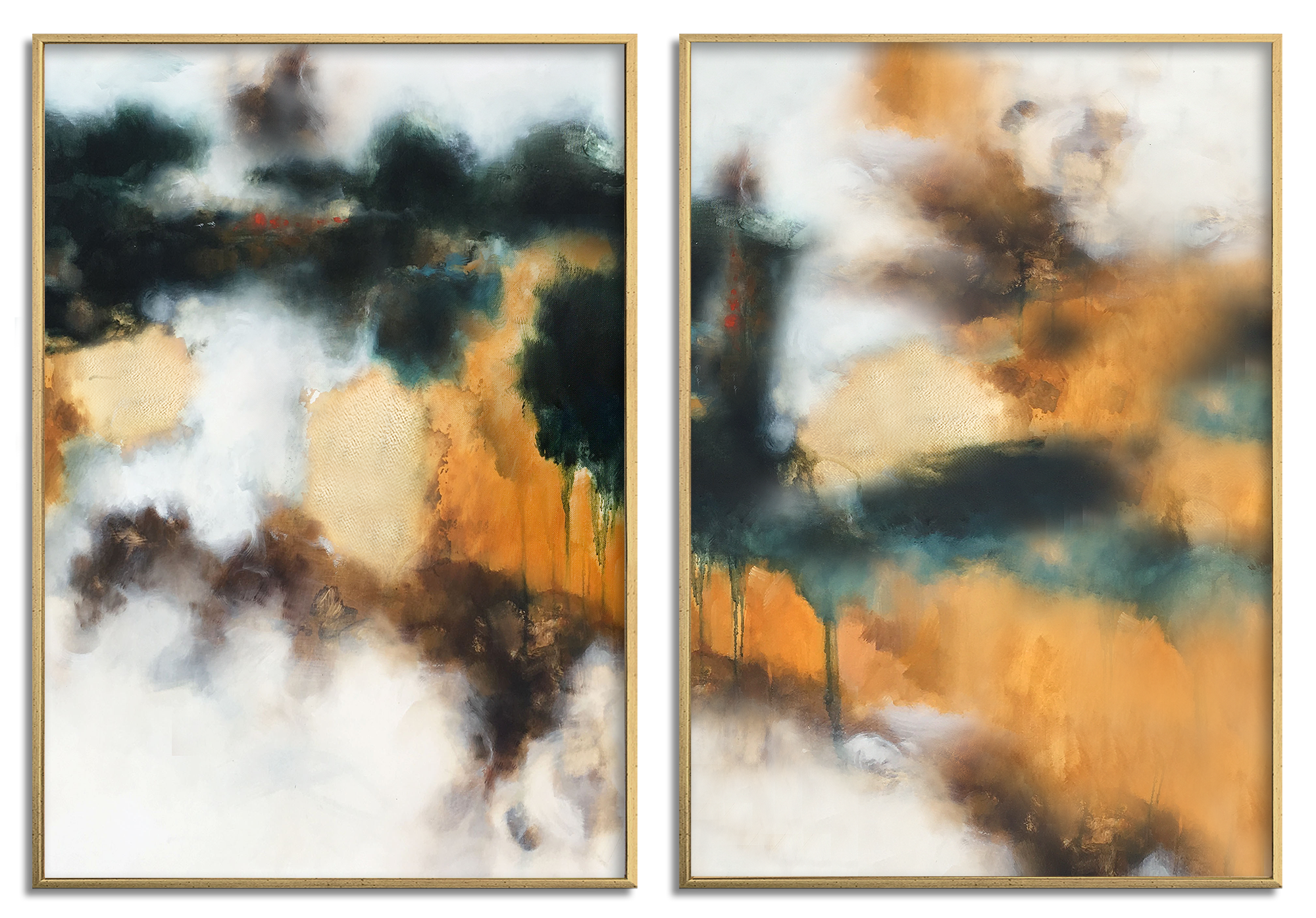 Eclipsing Diptych - Portrait Version by 