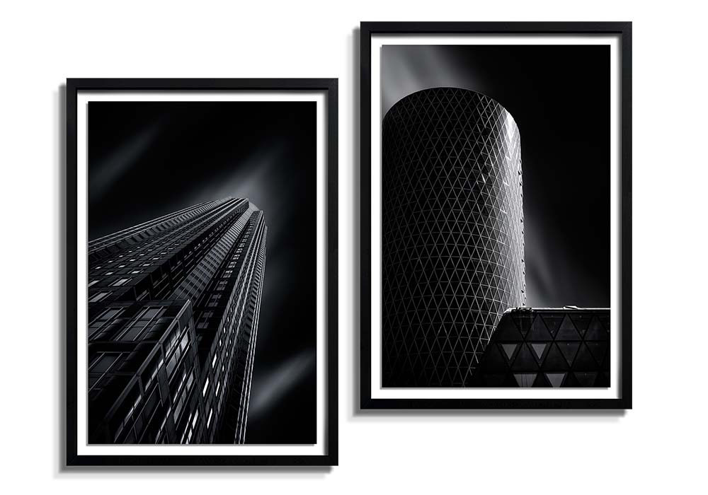 Black & White architecture set  by 