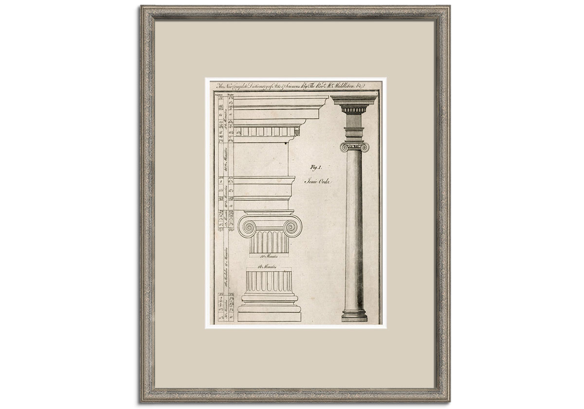 Illustration of iconic order of Columns by 