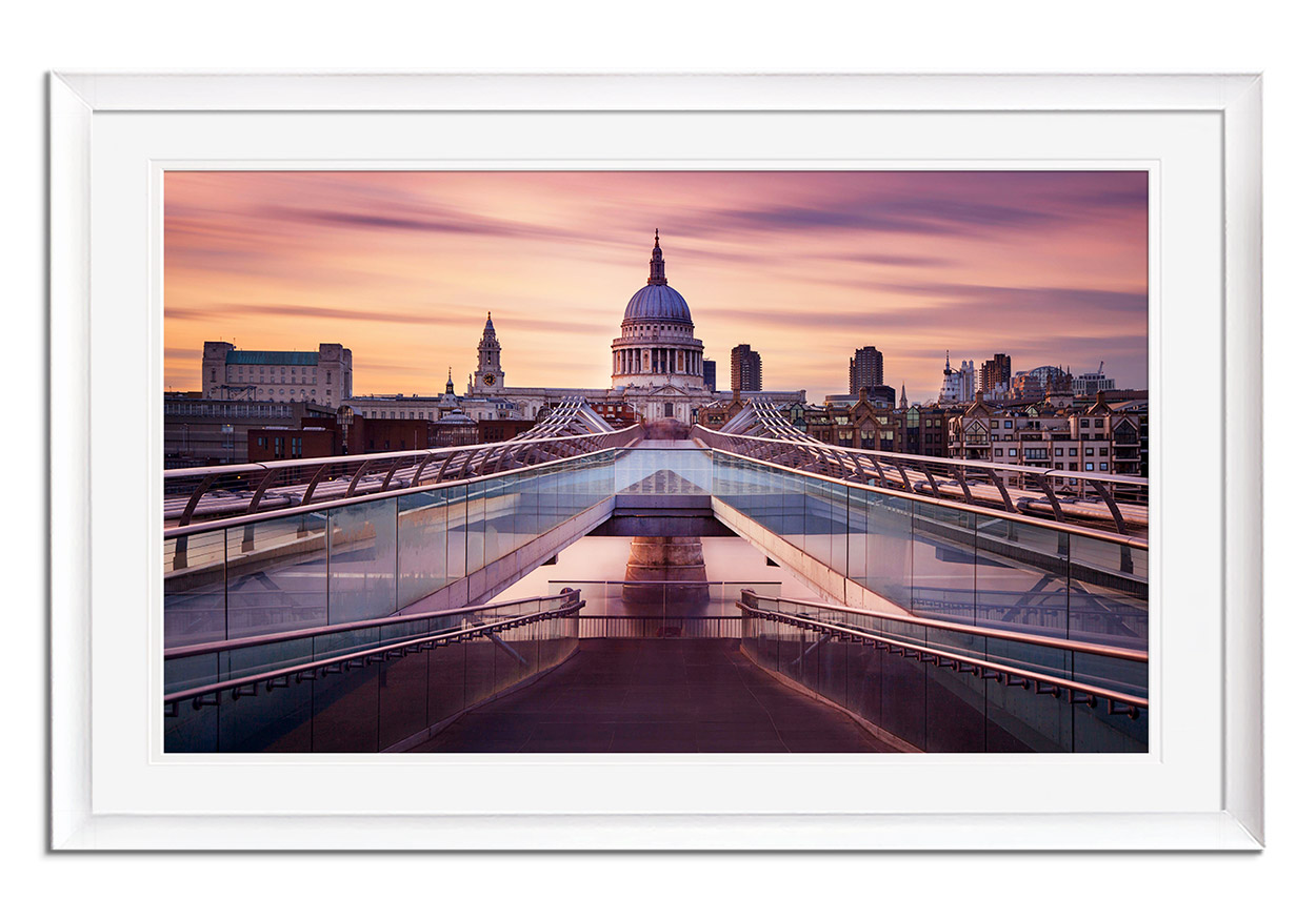 Millennium Bridge leading to St Paul by 