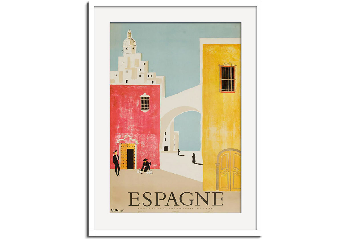 Espagne Travel Poster by 