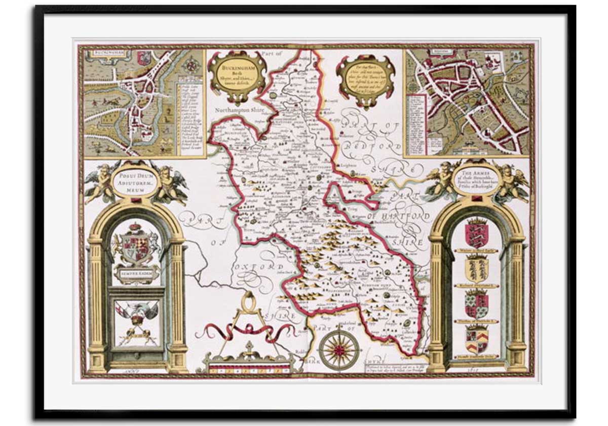 Map of Buckinghamshire by 