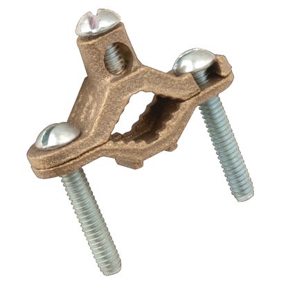 RACO® 2504 Ground Clamp, 10 to 2 AWG Conductor, Bronze Alloy