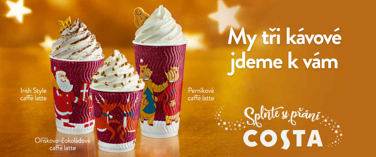 Duch Vánoc objeven v Costa Coffee Duch Vánoc objeven v Costa Coffee