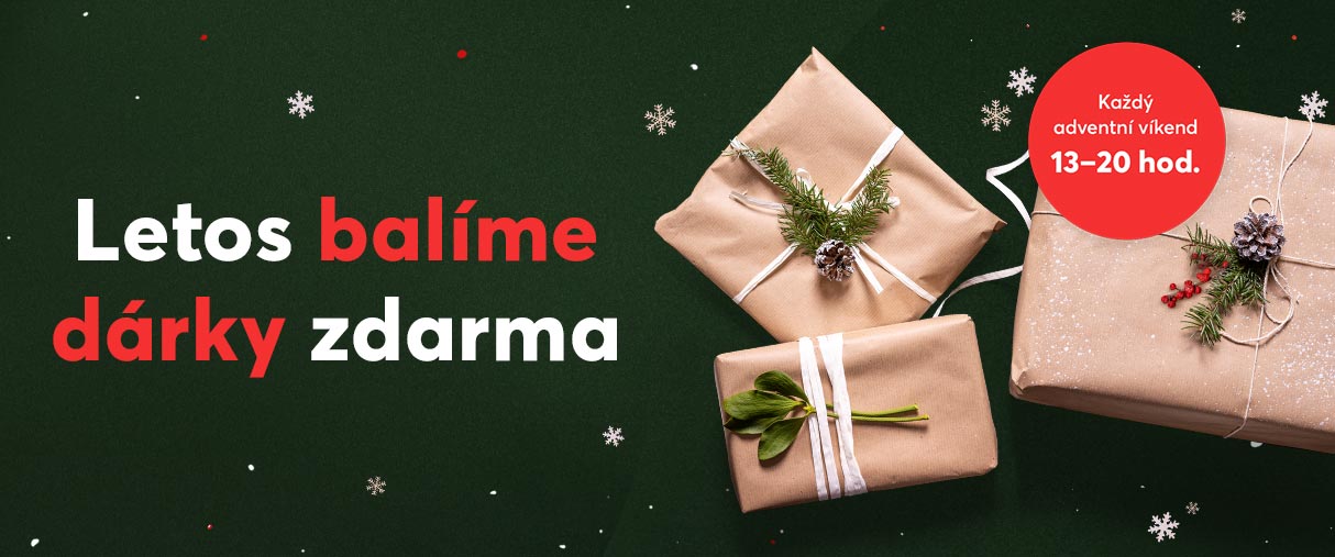 Letos balíme dárky za vás Letos balíme dárky za vás
