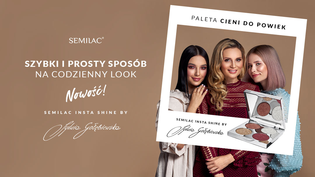 Nowa paletka cieni Semilac Insta Shine by Sylwia Gołębiewska Nowa paletka cieni Semilac Insta Shine by Sylwia Gołębiewska