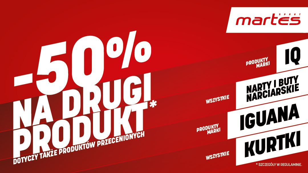 Nowa promocja w Martes Sport Nowa promocja w Martes Sport