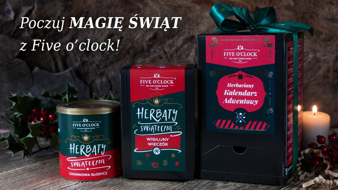 Poczuj magię Świąt z Five o'clock! Poczuj magię Świąt z Five o'clock!