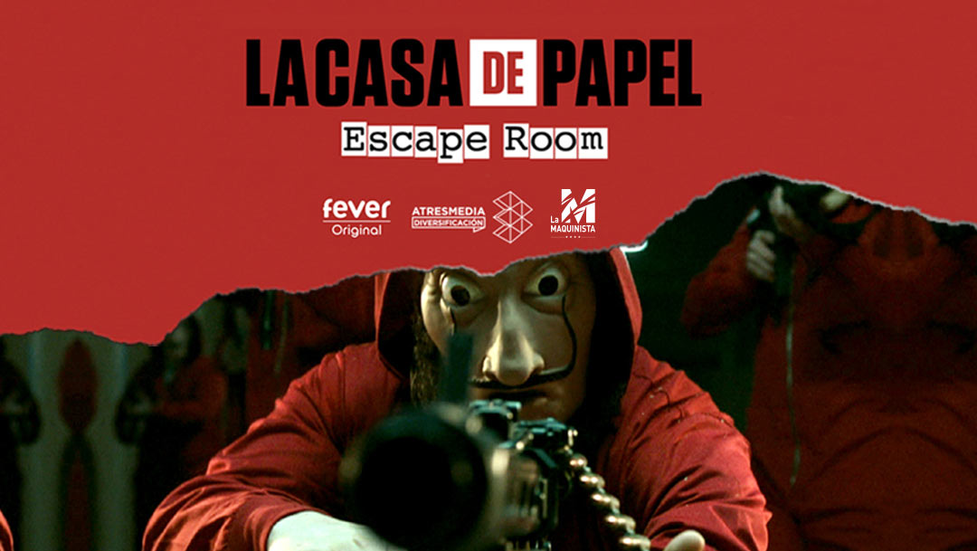 ¡LLEGA LA CASA DE PAPEL A LA MAQUINISTA! ¡LLEGA LA CASA DE PAPEL A LA MAQUINISTA!