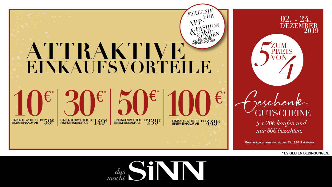 Einkaufsvorteile bei SiNN Einkaufsvorteile bei SiNN