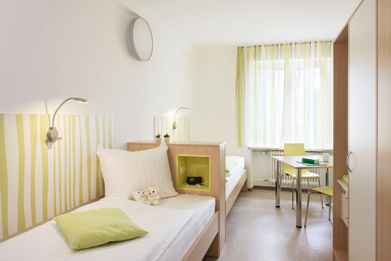 Gestaltung Einrichtung Wohnheim-Zimmer