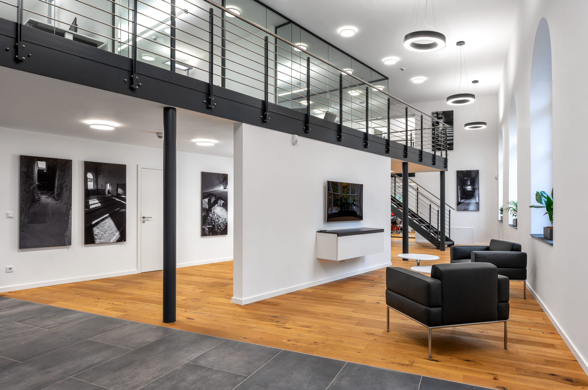 Einrichtung Büros und Foyer für Heilmeier und Partner Krefeld