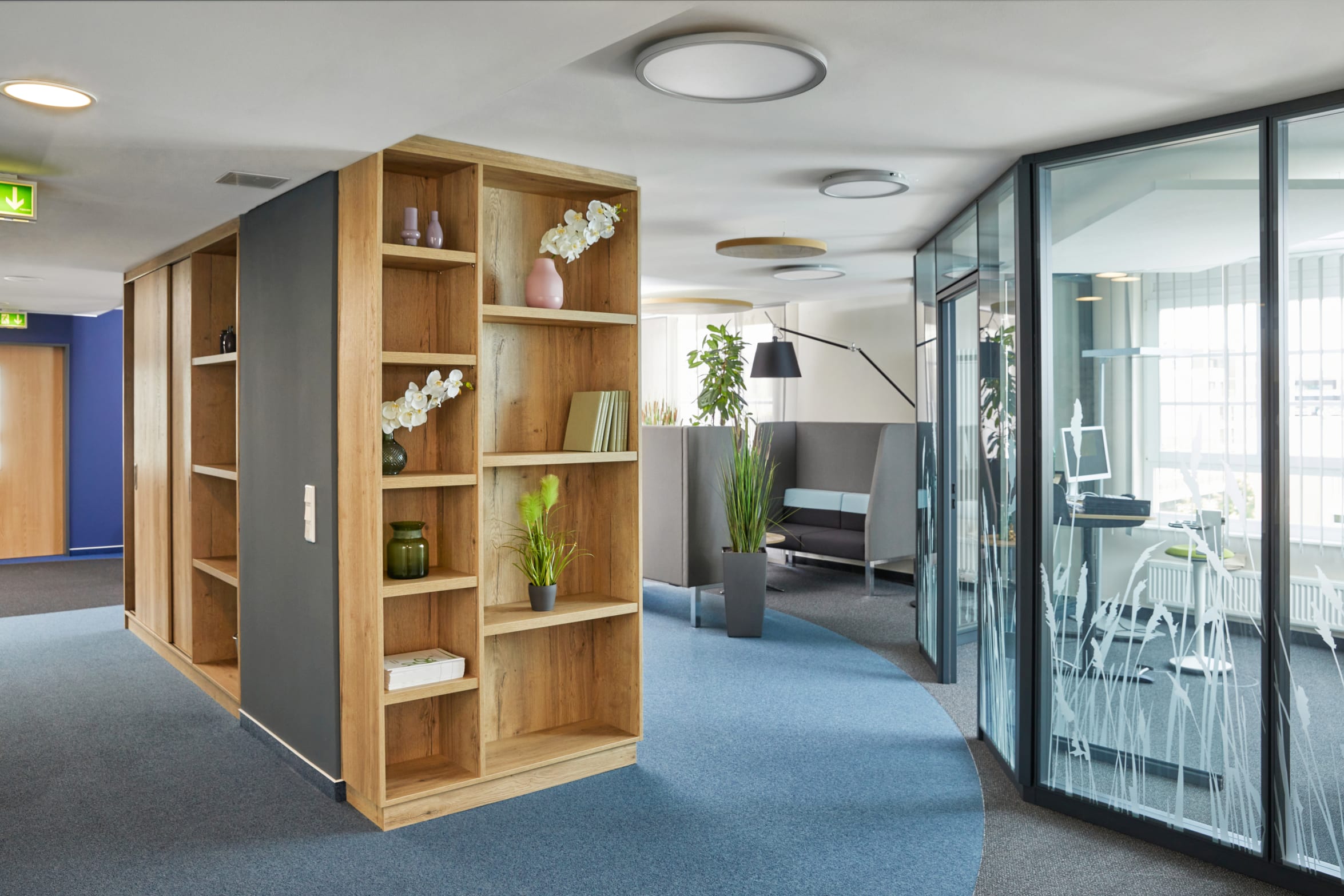 Einrichtung New Work Bürowelt für Pflege und Wohnen in Hamburg