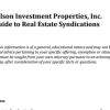 Guide to Real Estate Syndications