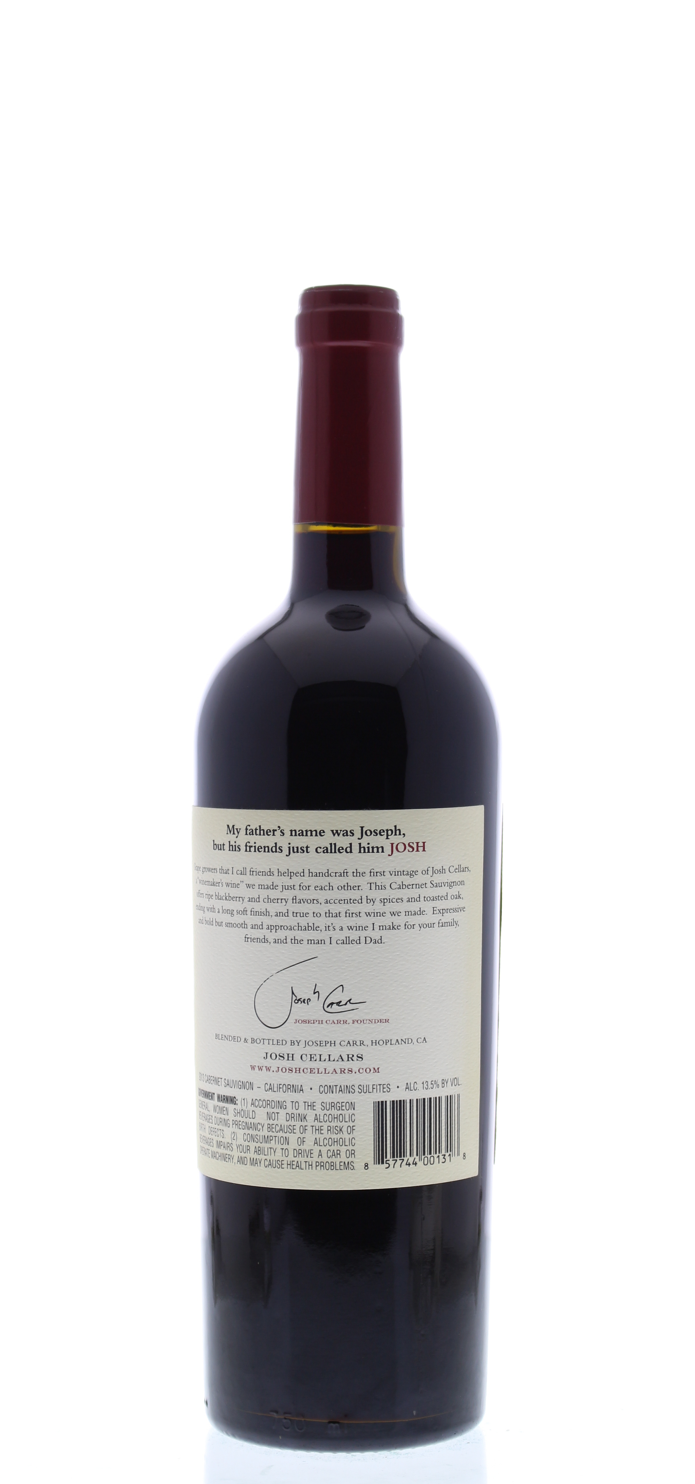 Josh Cellars Cabernet Sauvignon 2013 | Wine.com, image size:2423x5177