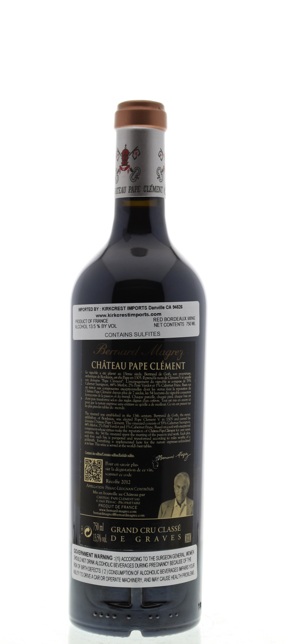 Chateau Pape Clement 2012 | Wine.com
