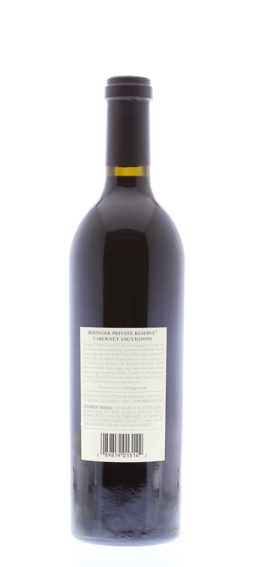 Beringer Private Reserve Cabernet Sauvignon 2013 | Wine.com