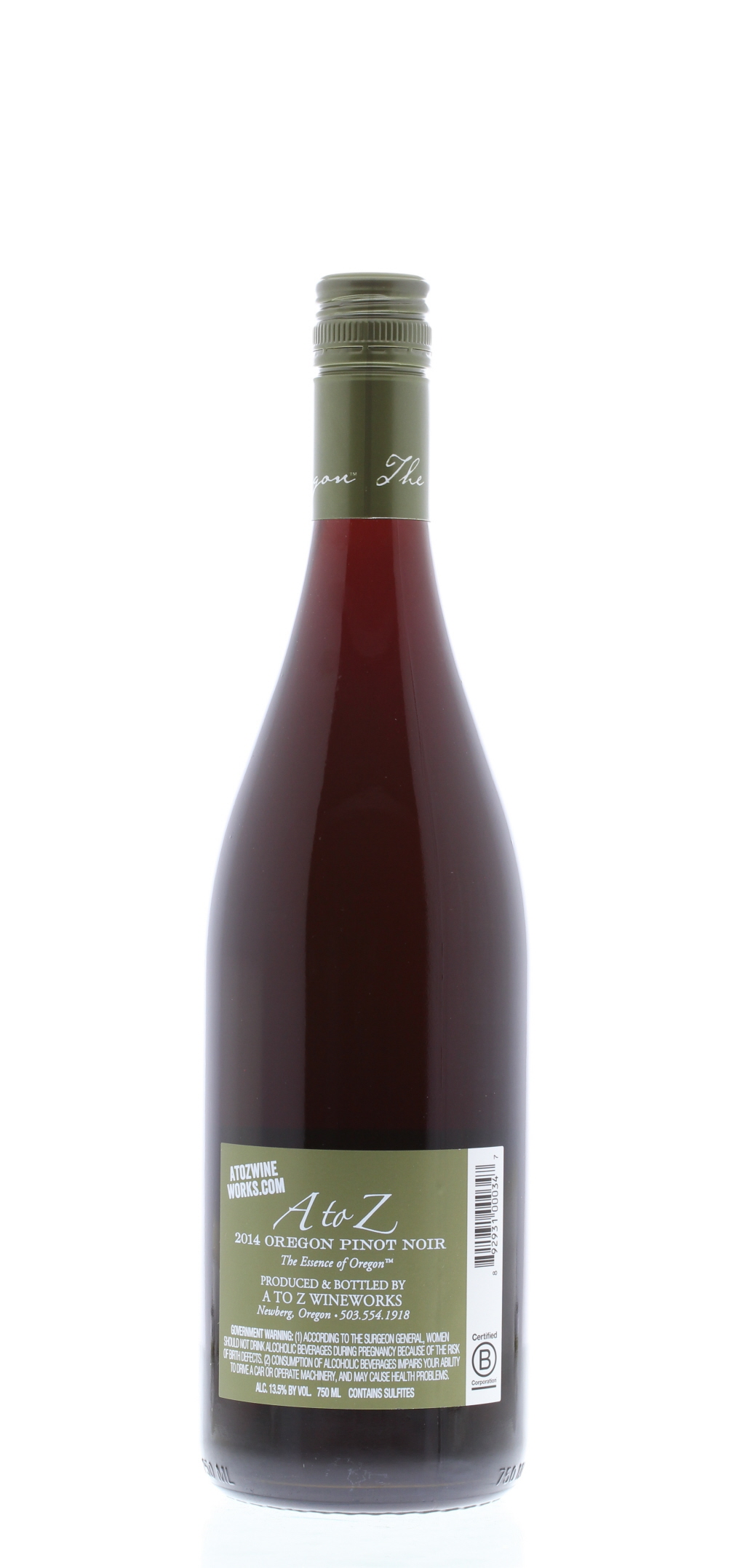 A to Z Pinot Noir 2014 | Wine.com