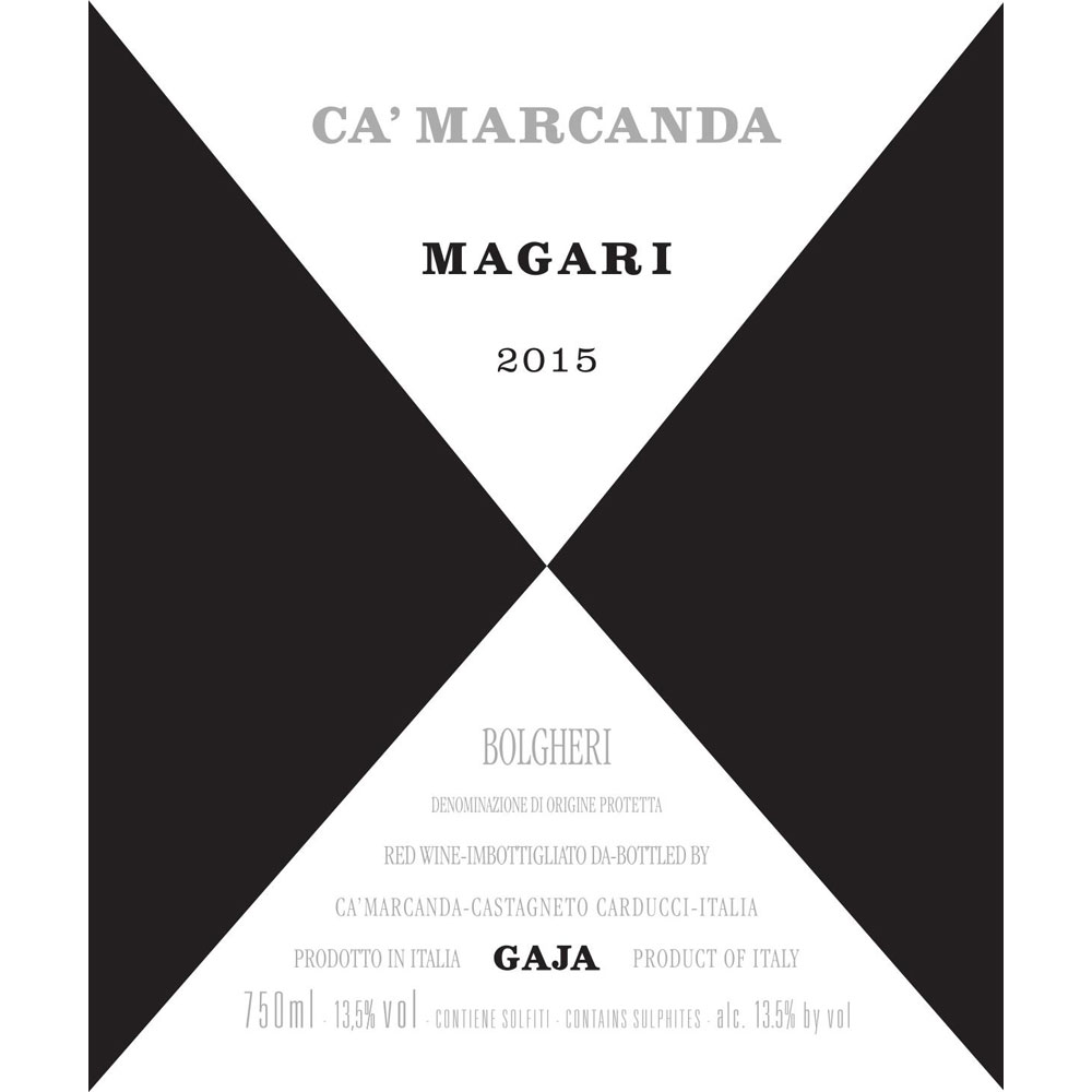 Gaja Ca'Marcanda Magari 2015 | Wine.com Gaja Ca'Marcanda Magari 2015 | Wine.com