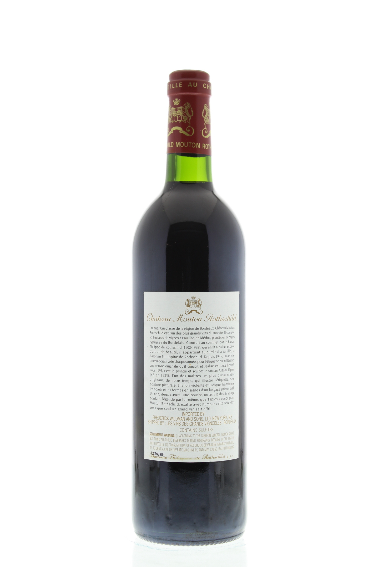 Chateau Mouton Rothschild 1995 | Wine.com Chateau Mouton Rothschild 1995 | Wine.com