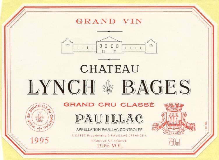 Chateau Lynch-Bages 1995 | Wine.com