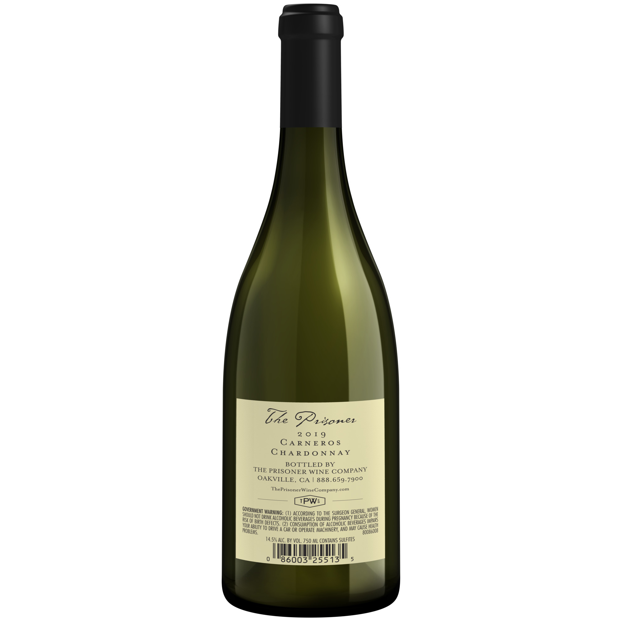 The Prisoner Wine Company The Prisoner Chardonnay 2019