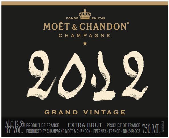 Champagne Moet Et Chandon Grand Vintage 2012 Magnum