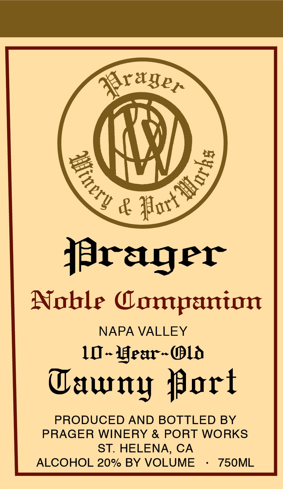 赤ワイン Prager 2001 Royal Escort LBV Port