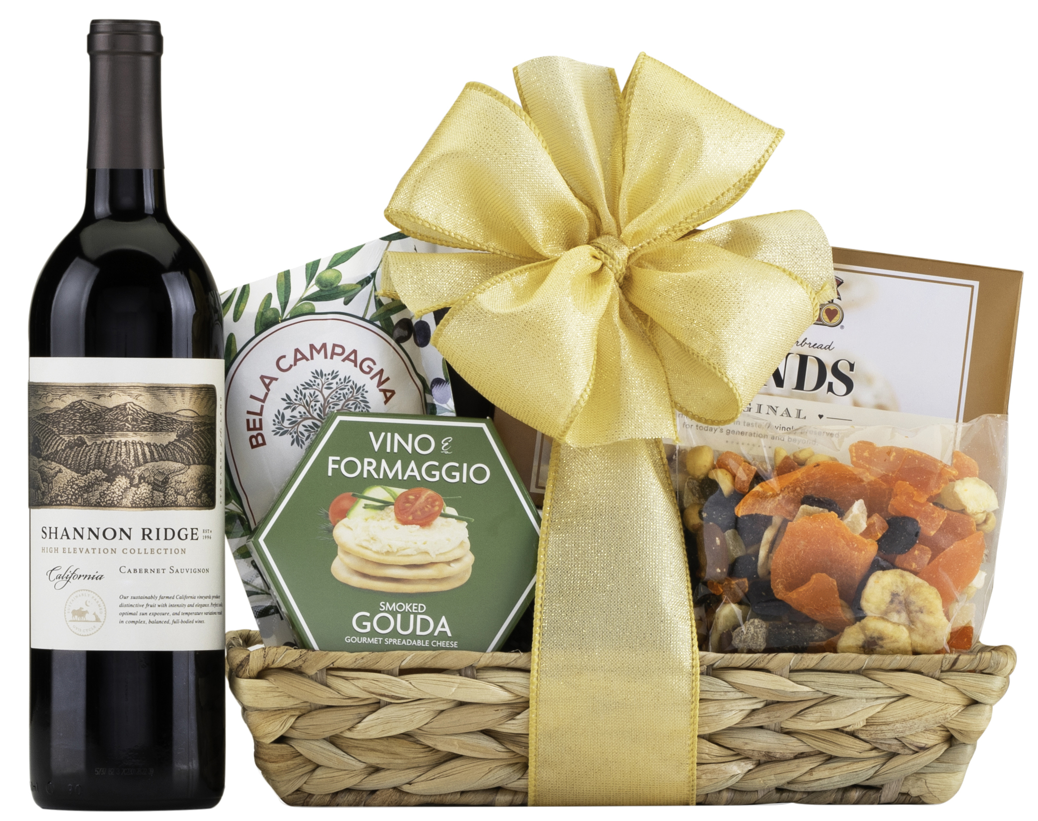 Classic White Wine Gift Basket