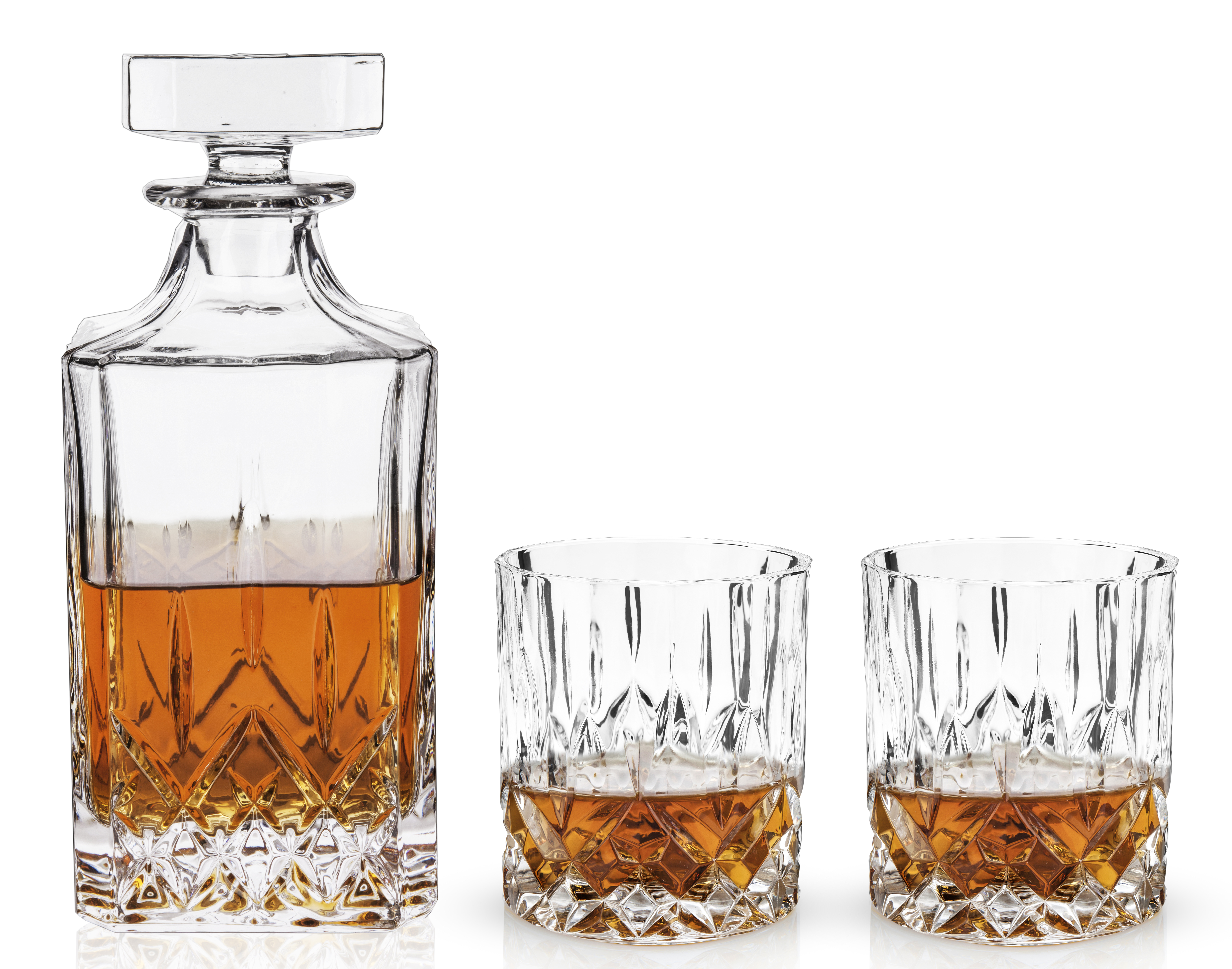 Scotch Cocktails and Bourbon Whisky Twist Whiskey Glass Set of 6 Cognac Large 10 ¼ oz Lead-Free Crystal Clear Premium Bar Drinking Glass Tumbler for Rum 