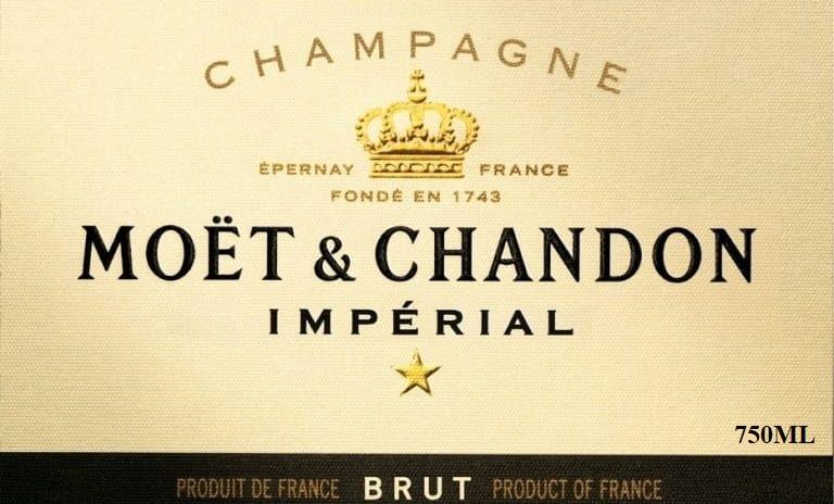 Moët Chandon Imperial Brut decorated with gold glitter - GH Clever –  GHClever