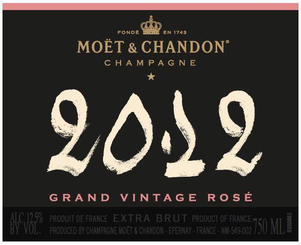 Moet & Chandon Grand Vintage Brut Rose 2012 | Wine.com