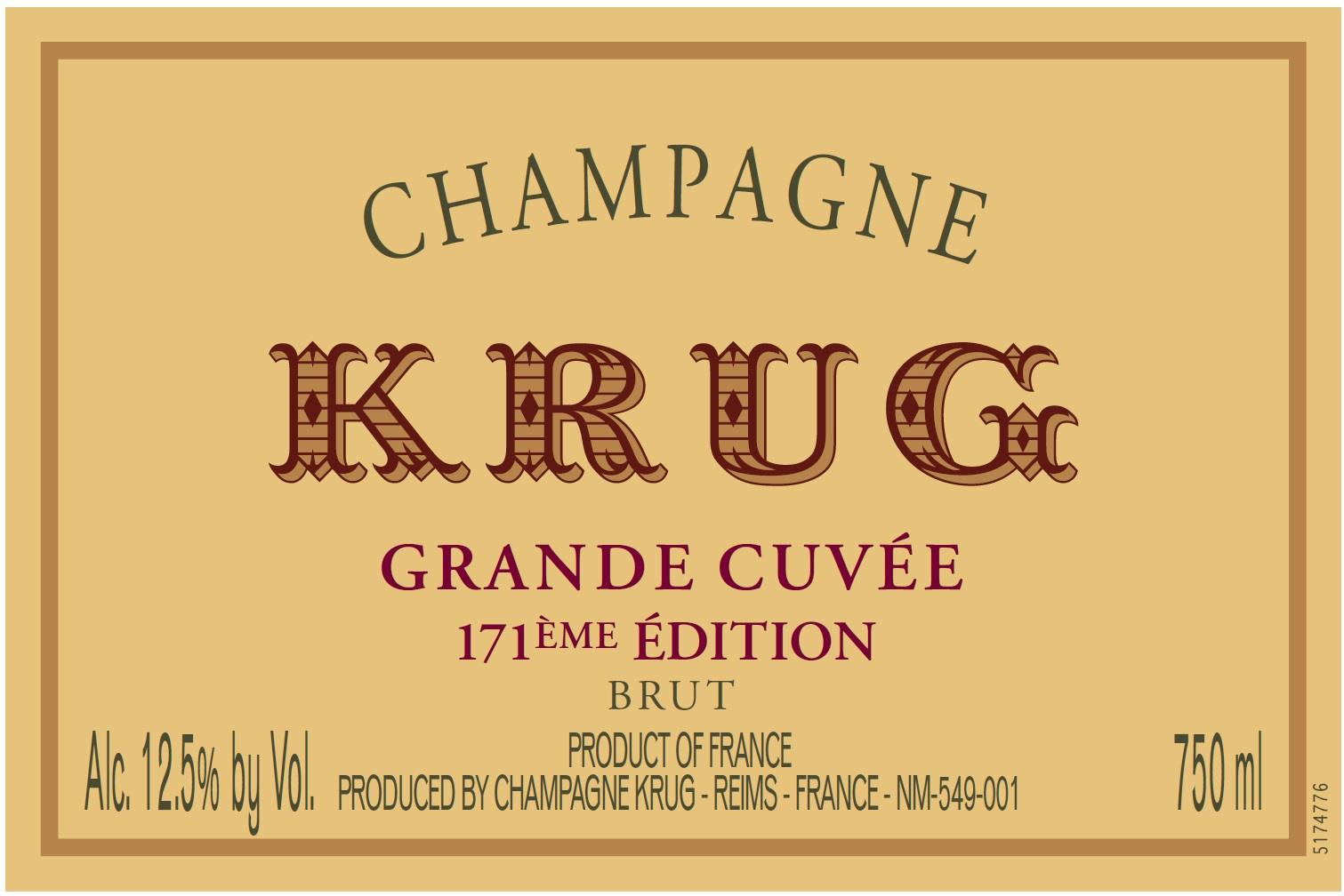 Krug Grande Cuvee Brut (171st Edition) | Wine.com