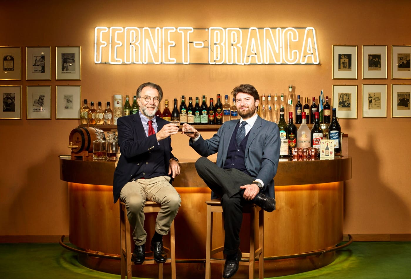 Fernet Branca 750 ml + Branca Mint 750 ml Offer two bottles!